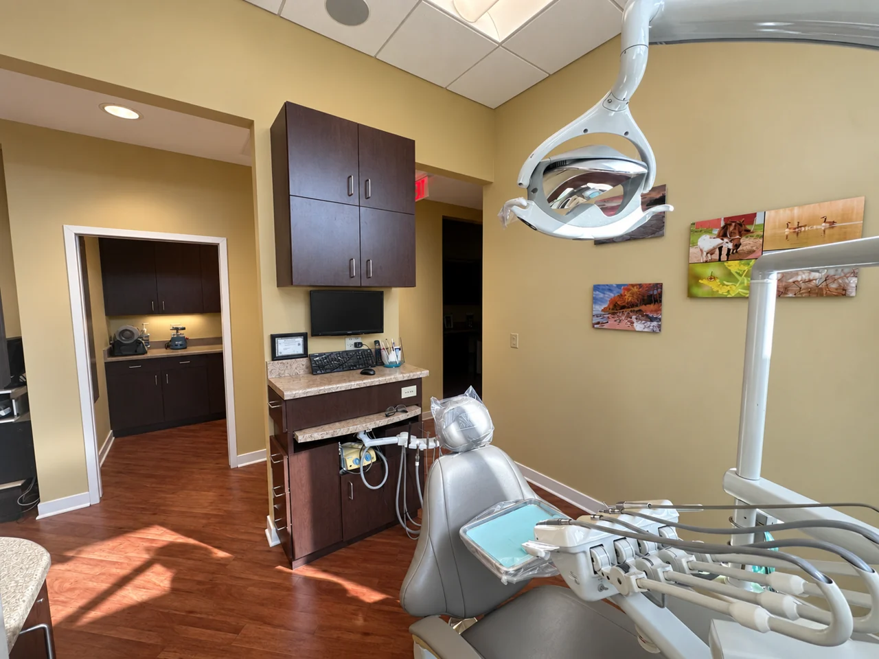 Atlas Dental operatory with nature artwork